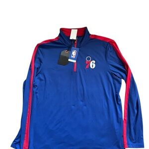 NBA Philadelphia 76ers Quarter-Zip Pullover